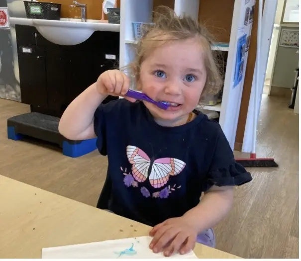 A simple shared routine helps tamariki care for their health and feel proud of it. at Parkside Grove